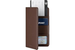 VULKIT Passport Holder Wallet RFID Blocking Travel Wallet for Men & Women