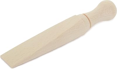 apollo Beech Door Wedge Stopper Natural Beech Wood 15x3x3cm