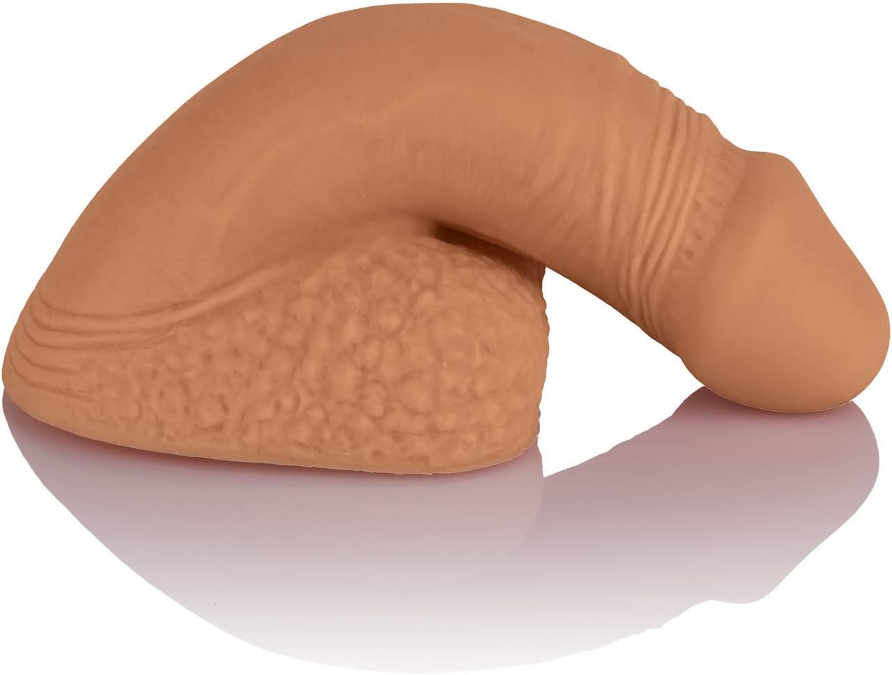 CALEXOTICS - 5 inch Silicone Packing Penis, Caramel - Image 5