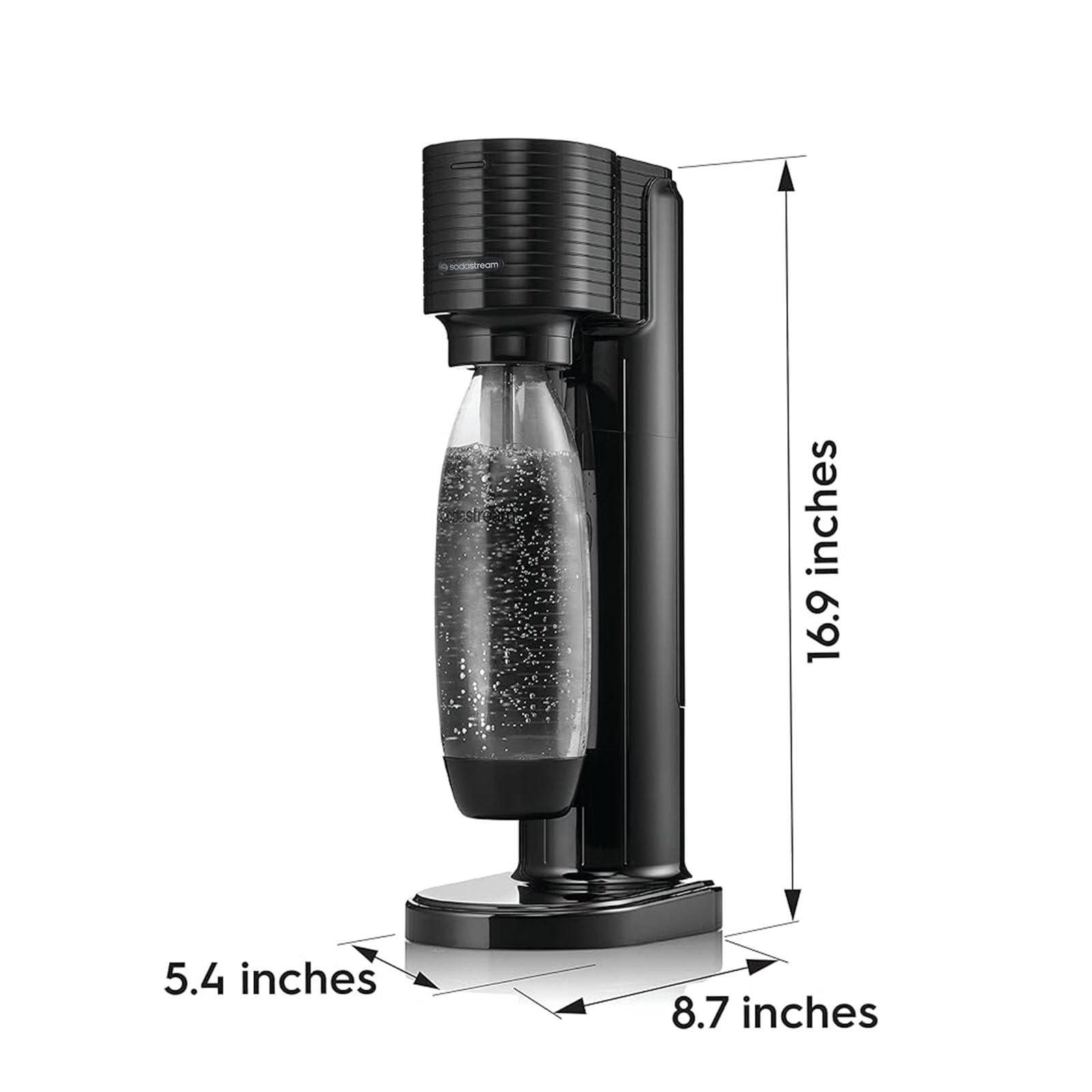 SodaStream Gaia Sparkling Water Maker, Black