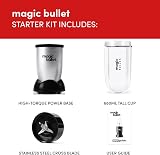 NutriBullet 01485 Magic Bullet Blender 4-Piece Silver view 5