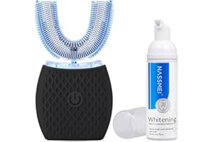 Ultrasonic Automatic Toothbrush,Mayeec Auto Toothbrush 360 Sonic Toothbrush for Adult,Teeth whitening Brush with Timer & Wire