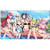 Mlikemat New Playmat Dragonmaid Girls TCG CCG Trading Card Game Mat Desk Mouse Pad No Zones + Free Bag (ZD039-337-K)