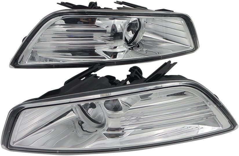 1 Pair Clear Lens Front Bumper Fog Lamps Light Generic fit for Ford Fusion Mondeo 2007-2010