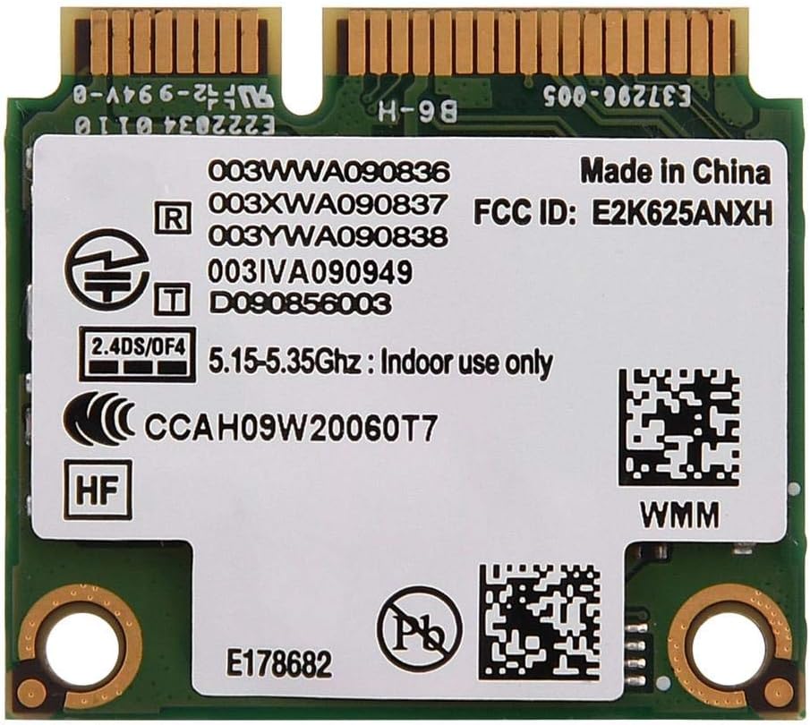 Hakeeta Intel 6250 WiMax Wireless AC Mini PCI-E Card Dual Band 2.4/5Ghz