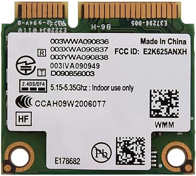 Hakeeta Intel 6250 WiMax Wireless AC Mini PCI-E Card Dual Band 2.4/5Ghz