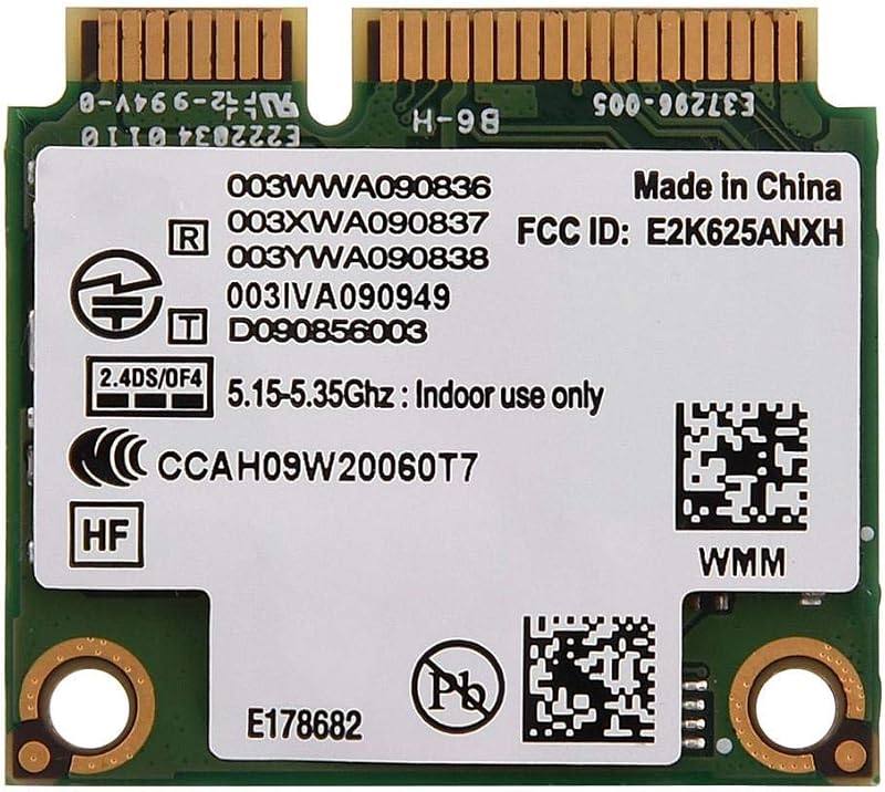 Hakeeta Intel 6250 WiMax Wireless AC Mini PCI-E Card Dual Band 2.4/5Ghz