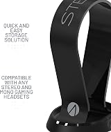 STEALTH Gaming Headset Stand Black Base Tidy Game Work Station view 5