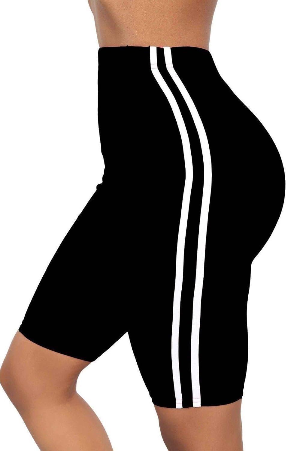side stripe shorts womens