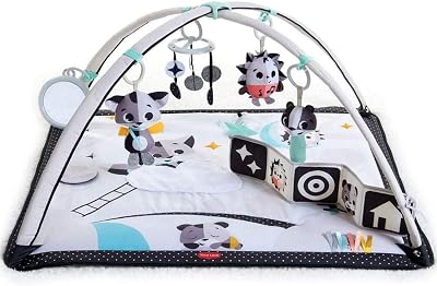 Tiny Love Black & White Gymini 2-in-1 Musical Play Mat 0+ Months 18 Activities