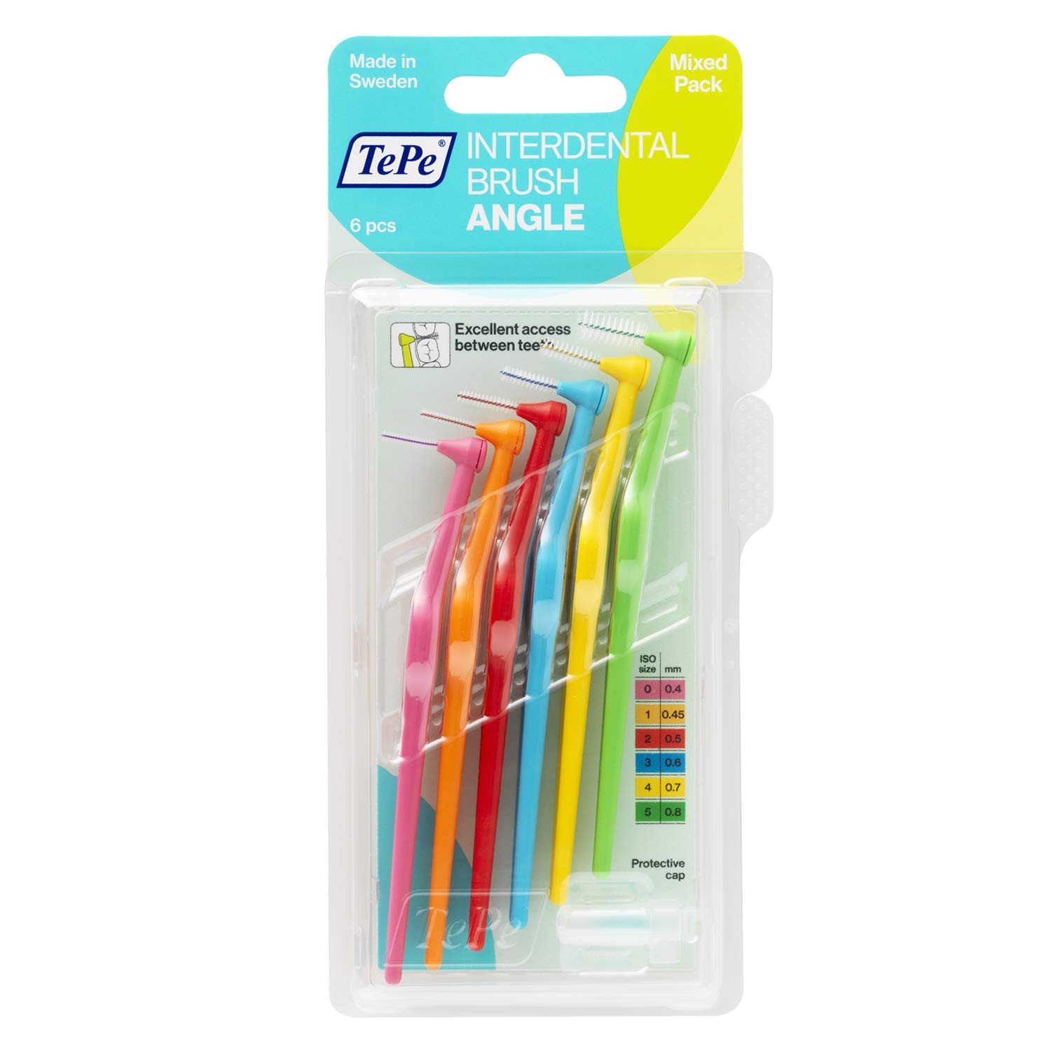 TEPE Angle Interdental Brushes Between Teeth Braces Tooth Brush