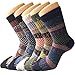 Pack of 5 Womens Thick Knit Warm Casual Wool Crew Winter Socks