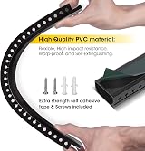 Stageek Cable Trunking Kit 9 Pieces 3.5m Open Slot Self-Adhesive Black view 2