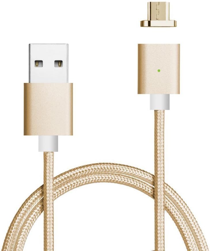 CABLEGALLERY 100cm 2.4A Magnetic USB Cable with Data Sync for Android (Multicolour)