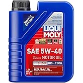 LIQUI MOLY Diesel High Tech SAE 5W-40 | 1 L | Fully synthetic engine oil | SKU: 20006