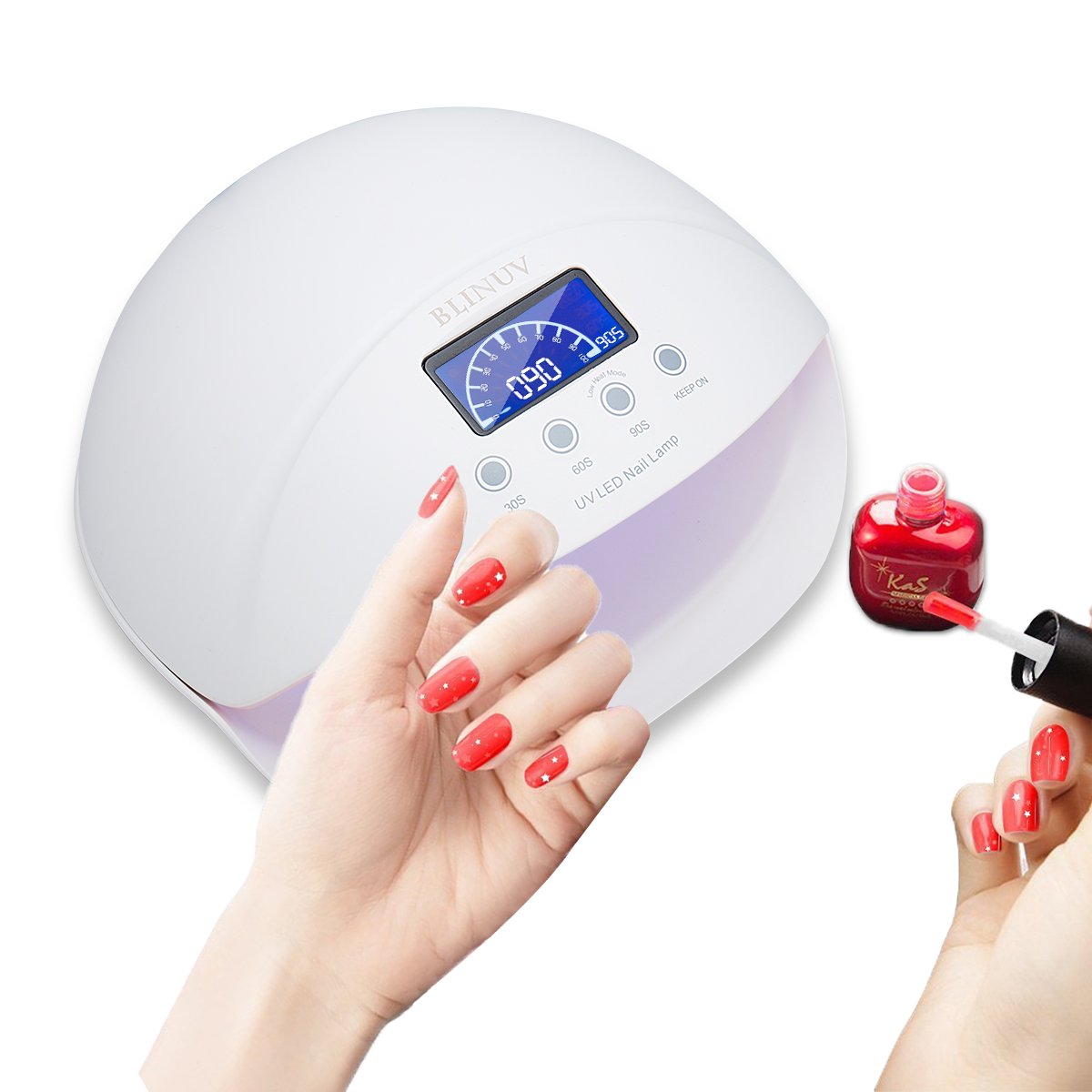 Nail Dryer UV LED Nail Lamp with LCD Display Screen 3 Timer