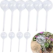 thumbnail image 2 of CcHuDE 6 Pcs Plastic Self Watering Bulbs Plant Watering Globes Devices Clear Garden 2 of 11