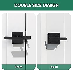 JUBEST Double Side Gate Latch, Heavy Duty Swinging