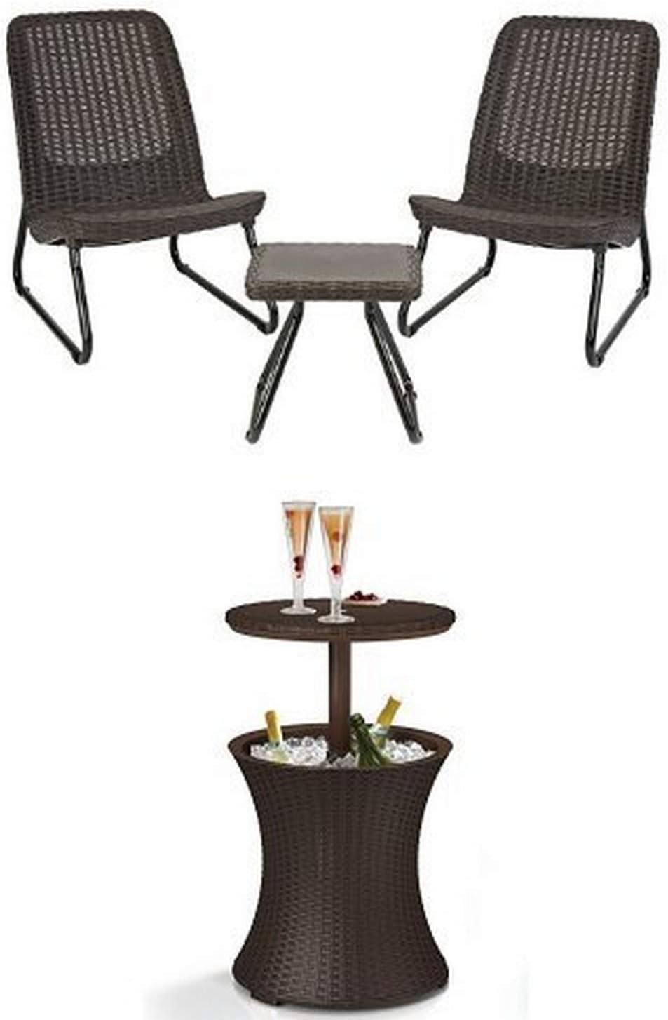 Keter Pacific Cool Bar + Rio Balcony Set