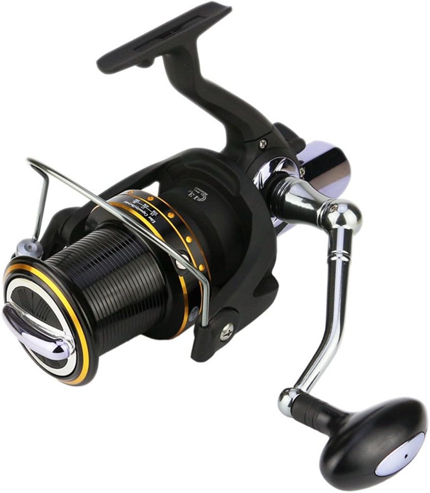 Fishing Reels For Saltwater Freshwater Fishing Spinning Fishing Reel With Double Drag Brake System Baitrunner Reel 12+1 Bearings Left Right Interchangeable Handle Suited For Freshwater ( Size : 7000 )