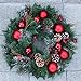 The Wreath Depot Whitehall Decorated Christmas Wreath, 24 Inch, Full Christmas Wreath Design, Beautiful White Gift Box