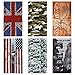 BMC 6pk Camouflage Flag Map Pattern Multifunctional Seamless Bandana Scarf Wrap