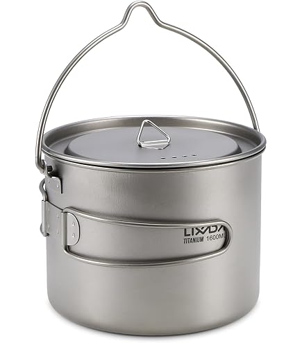 TOAKS Titanium 2000ml Pot with Bail Handle by TOAKS