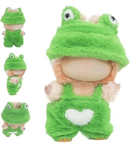 Conjuntos De Ropa Para Muñecas Labubu 17cm - Disfraces De Animales Adorables (Abeja, Mono, Dino Y Más)