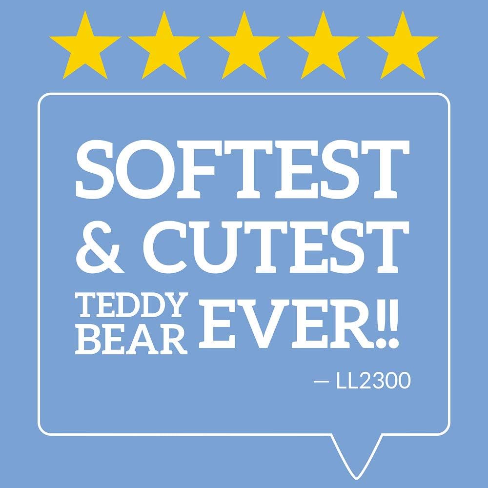 Vermont Teddy Bear Teddy Bears - 13 Inch, Almond Brown, Super Soft: Toys & Games