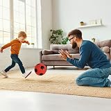 ZOPPER Fun Sport Foam Football 12cm Red Soft Indoor Outdoor Ball view 2