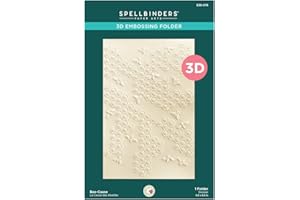 Spellbinders E3D-078 Bee-Cause 3D Embossing Folder from The Through The Arbor Garden Collection by Susan Tierney-Cockburn