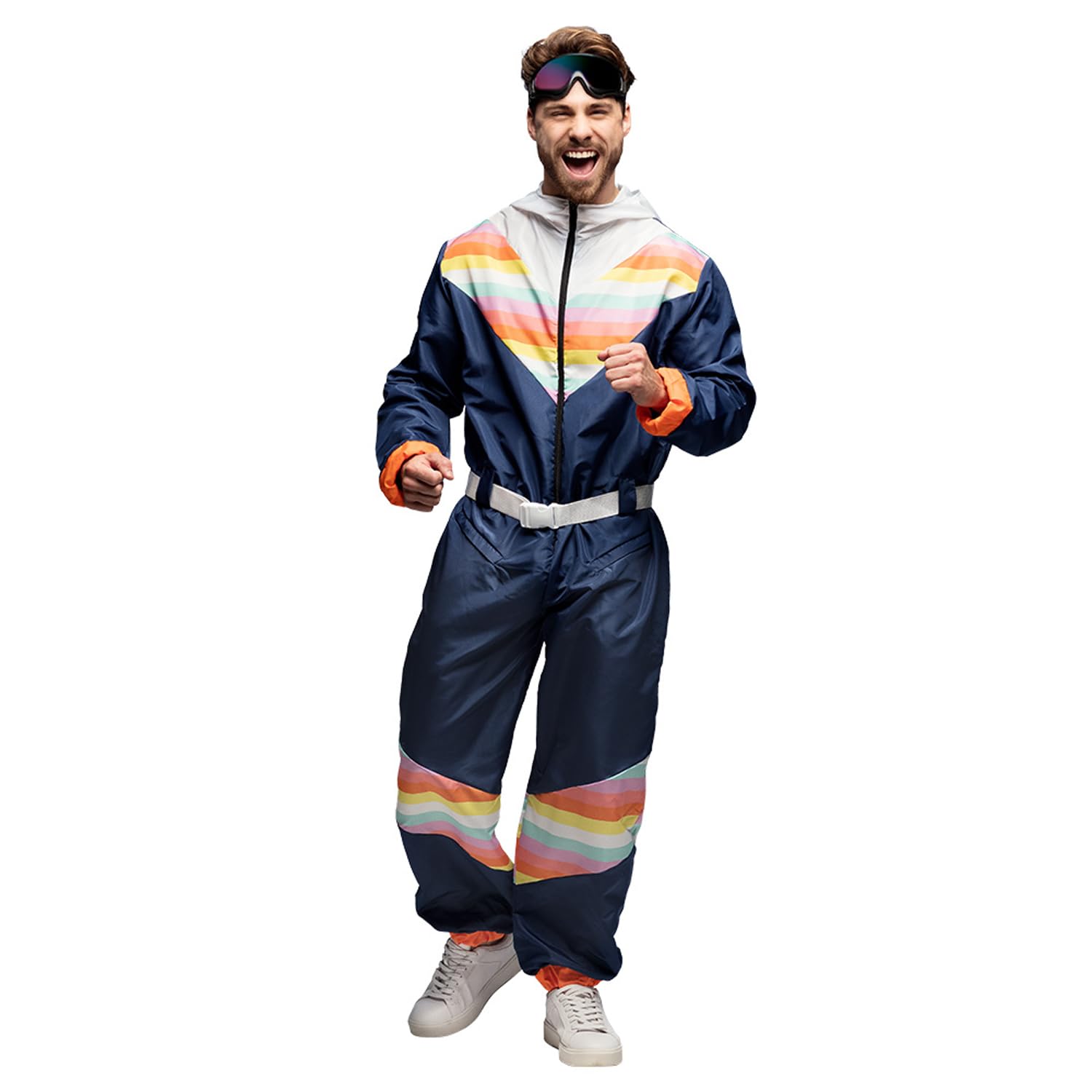 Boland 88826 1980s Adult ski Suit, Multicoloured, M