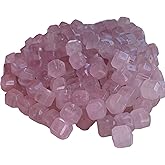 ARTISAMILY 10pcs 10mm Cube Rose Quartz Beads Pink Crystal Beads for Bracelet Making Stone Gemstone Loose Spacer Natural Pink Crystal Mini Earring Bead for DIY Craft Necklace Jewelry Making