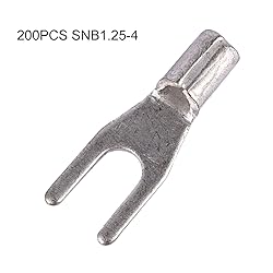 Carkio 200 PCS SNB1.25-4 Non-Insulated Fork Spade