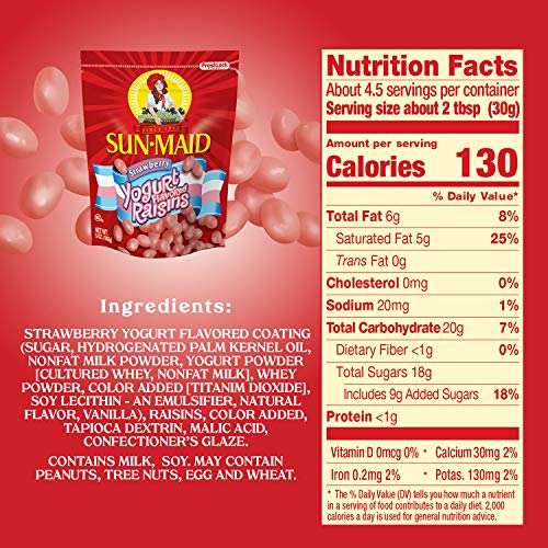 SunMaid Strawberry Greek Yogurt Raisins 5 Oz (Pack of 1) Pricepulse