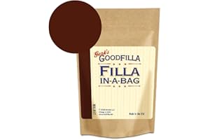Wood Grain Filler & Putty Powder - Innovative Formula - Filla-In-A-Bag - Walnut - 4 oz By Goodfilla | Repairs, Finishes & Patches | Paintable, Stainable, Sandable & Quick Drying | Zero Waste