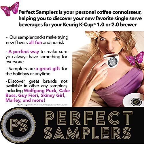 Flavored Decaf Coffee Pods Variety Pack Sampler, Assorted Single Serve Decaffeinated Coffee