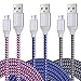 Boxeroo Micro USB Cable,3 Pack 10FT Long Nylon Braided High Speed 2.0 USB to Micro USB Charging Cables Android Fast Charger Cord Work for Samsung and More