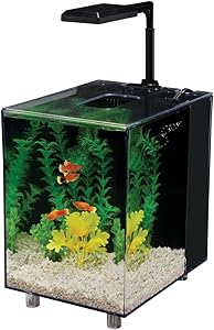 Penn-Plax Prism Nano Aquarium Kit in Black