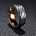 Three Keys Jewelry 8mm Unique Tungsten Rings with Abalone Shell Red Opal Inlaid Inlay for Men Women