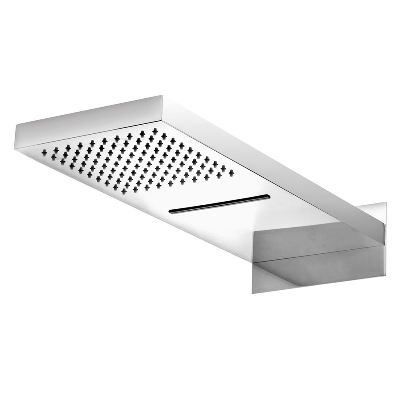 Chromed Rectengular Head for Rain Shower Multibox NAC 092K
