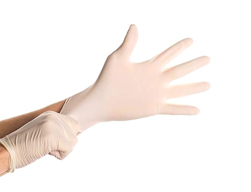 SAFEGUARD Latex Powder Free Gloves, X-Large, 100 Count (Pack of