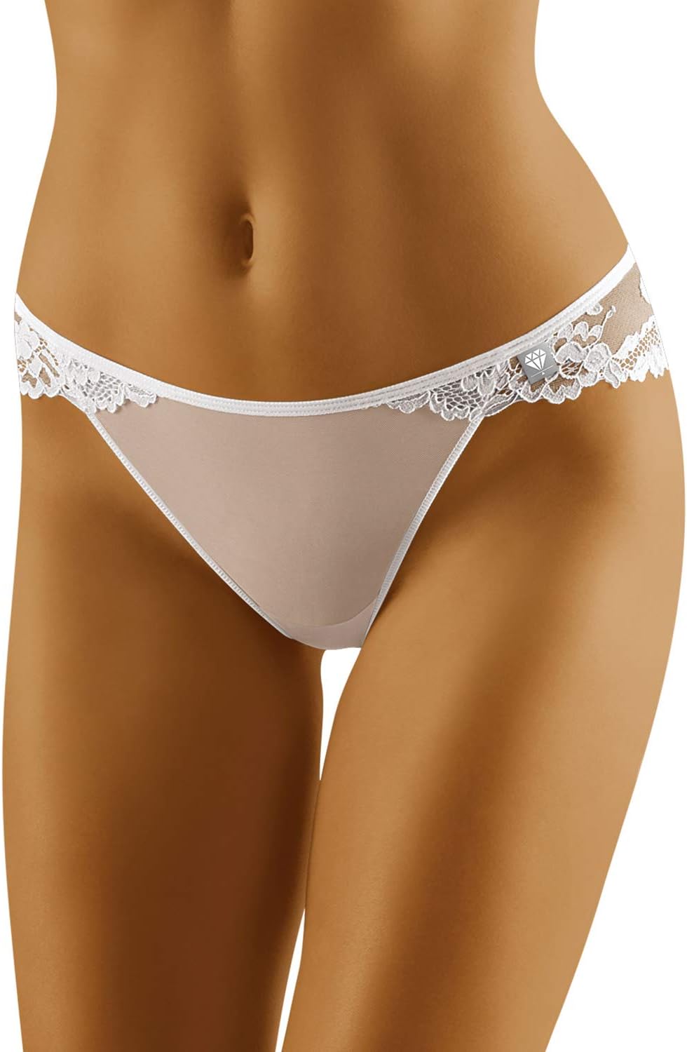 Wol-BarWomen's Lace Sheer Briefs Diamond 3518