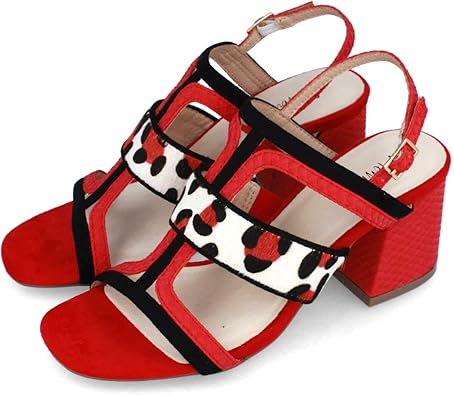 red sandals on amazon