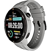 AGM Legion Rugged Smart Watch, 5ATM Waterproof, Shockproof &amp; Drop-Proof | 100+ Sports Modes, Bluetooth Calling, Compass, Barometer &amp; Altimeter, 1.43&rdquo; AMOLED Display, Heart Rate &amp; Sleep Tracking