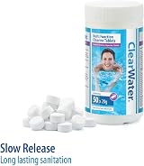 Clearwater 1 kg Multifunction Chlorine Tablets 4-in-1 Dispenser 50x20g view 2