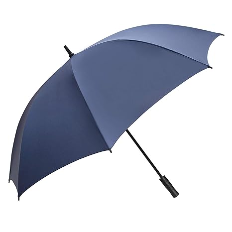 Long Handle Golf Umbrella with UV Coating(Blue)
