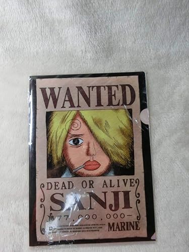 Amazon One Pieceクリアファイル Lawson Sanjiwantedサンジ手配書 ローソン ワンピース アニメ 萌えグッズ 通販