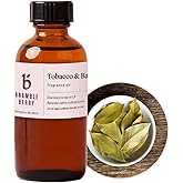 Bramble Berry Tobacco and Bay Leaf Fragrance Oil 2 oz | Bold Earthy Masculine Scent for Soap, Candles, Beard Oil & Skincare | Skin Safe, Vegan, Paraben & Phthalate Free, DIY Craft Essential