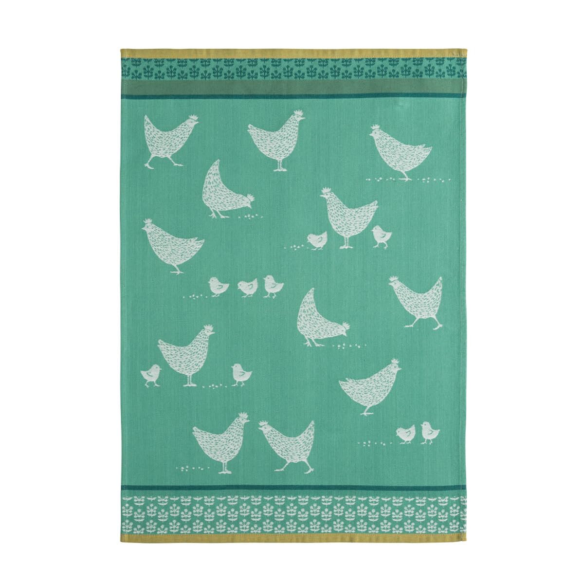 Coucke Chicken Cotton Jacquard Tea Towel, 50 x 75 cm